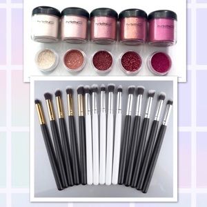 🔥LAST ONE🔥M•A•C Pigments + Brush Set💎